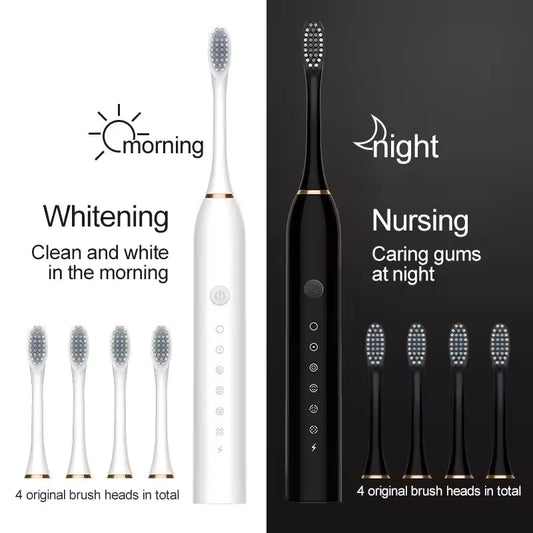 Ultrasonic Electric Toothbrush – Deep Clean & Whitening