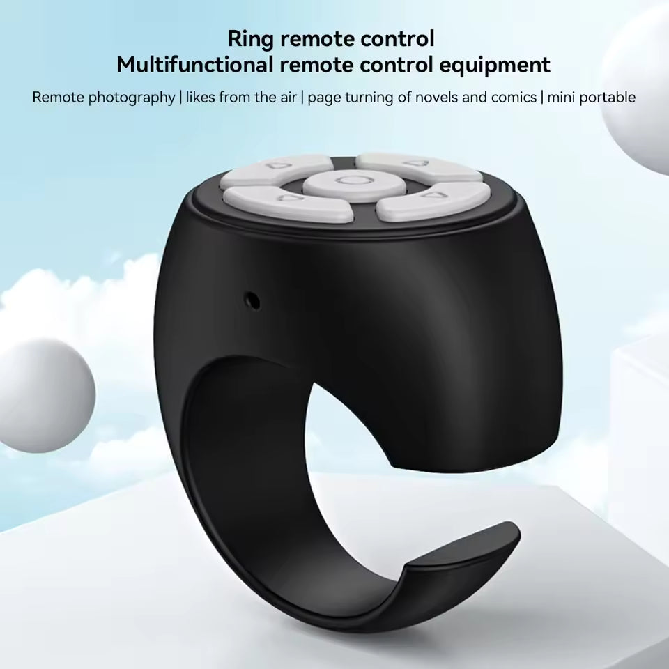 Scrolling Ring | Wireless Finger Shutter Remote Control Page TurnerMobile Phone Controller