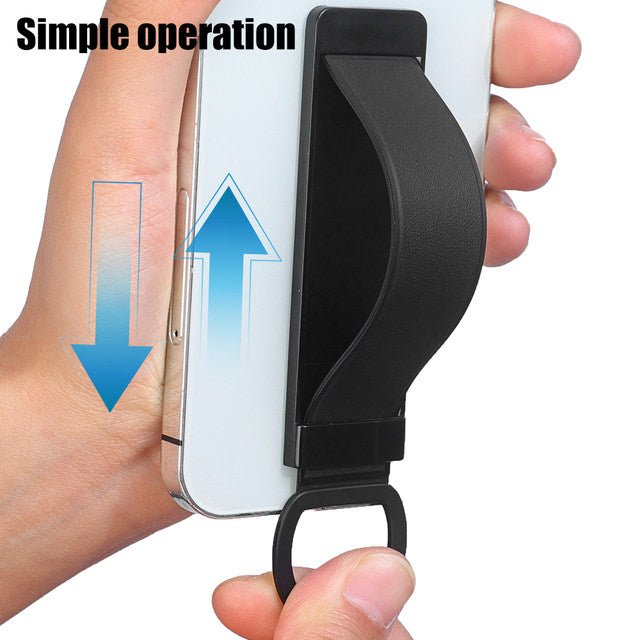 5. Universal Wrist Band Cell Phone Bracket Portable Finger Grip Mobile Phone Holder Sticked Socket Stand