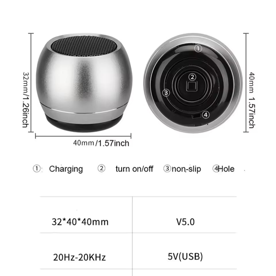 Mini speaker| M1 Mini Bluetooth-compatible Small Speaker Portable Intelligent