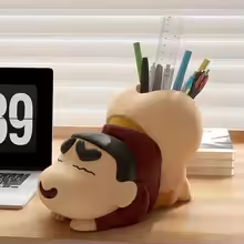 MINISO Shinchan Pen Holder - Funny Butt Desk Organizer