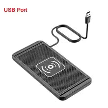 Car Wireless Fast Charger – Silicone Pad Stand for iPhone 16/15/15 Pro Max/14/13/12/X & Samsung Galaxy S24/S23 Series My Store