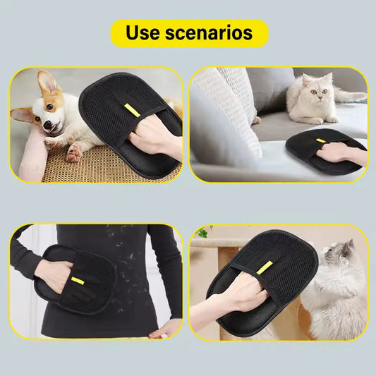 Cat Hair Remover Gloves | Washable Mesh Grooming Mitt for Home & Pets The Cartzzy
