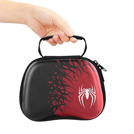 Spider Theme Storage Bag For PS5 PS4 Xbox Switch Pro Game Controller Cover Box
