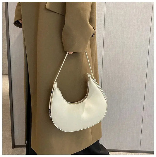 New 2025 Women’s Handbag – Large Capacity Shoulder & Crossbody Bag, Stylish Flip Design with Check Print, Single Strap Straddle Tote My Store