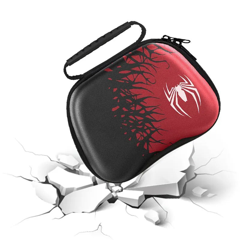Spider Theme Storage Bag For PS5 PS4 Xbox Switch Pro Game Controller Cover Box