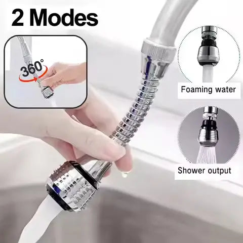 360° Rotating Kitchen Faucet Sprayer | High-Pressure Anti-Splash Aerator The Cartzzy