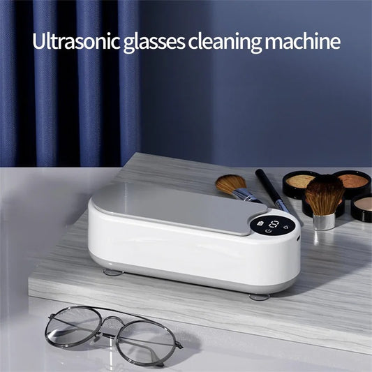Portable Ultrasonic Jewelry & Household Cleaner – 450ml Clean Pod for Rings, Glasses, Makeup Brushes & More