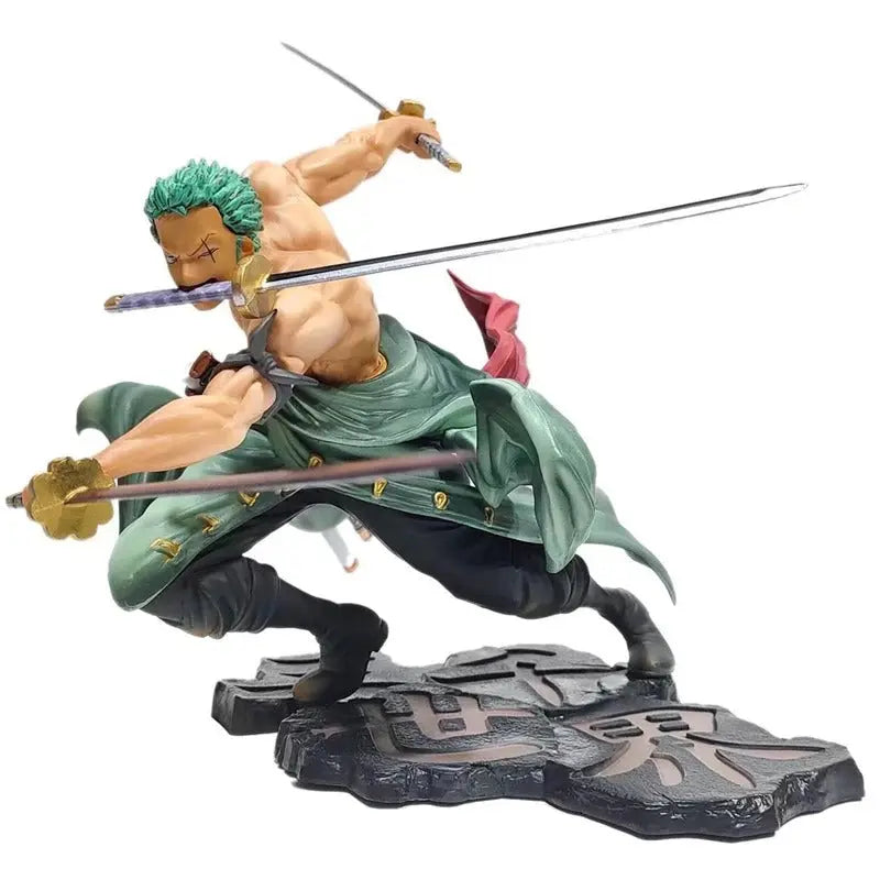 One Piece Roronoa Zoro 10CM PVC Action Figure – Three-Blade GK Anime Model Toy Collectible for Kids & Gifts” My Store