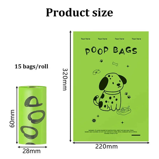 Flushable & Biodegradable Dog Poop Bags – Lavender Scented | Leakproof | With Dispenser The Cartzzy