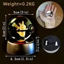 Pokémon 3D Crystal Ball LED Night Light My Store