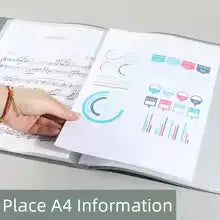 A4 Side Book Folder – Multi-Layer, Eco-Friendly Document Organizer My Store