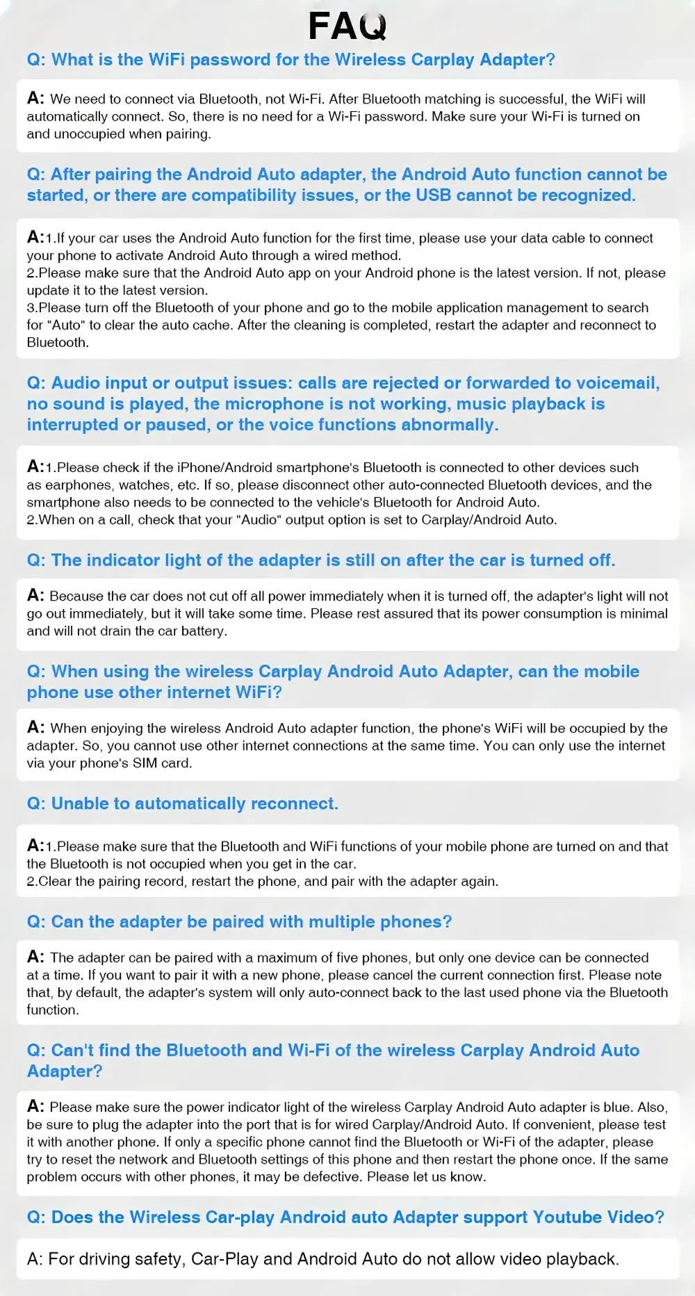 Wireless CarPlay & Android Auto Adapter – Smart USB Dongle Mini Box, Plug & Play, Universal for VW, Toyota, Nissan, Honda, Ford, Benz & More My Store