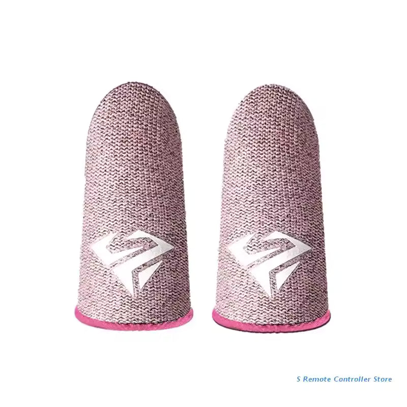 2 Pcs Breathable Gaming Finger Sleeves