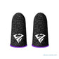 2 Pcs Breathable Gaming Finger Sleeves