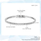 hand bracelet | Fashion 2.5mm Zirconia Tennis Bracelet for Women Crystal Charm Designer Tennis Thin Chain Bracelet on Hand Wedding Jewelry KC128
