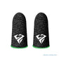 2 Pcs Breathable Gaming Finger Sleeves