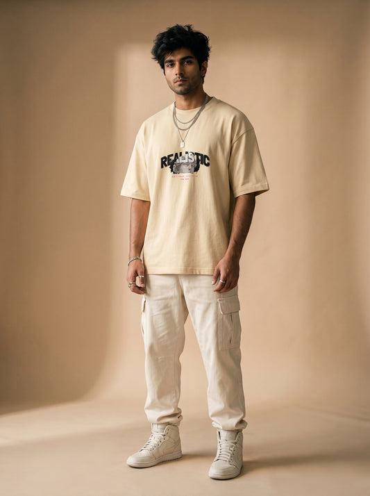 realistic Unisex Oversized Standard T-Shirt