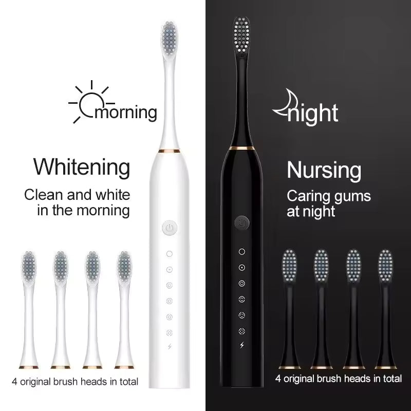 Ultrasonic Electric Toothbrush – Deep Clean & Whitening