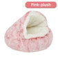 Round Plush Pet Bed | Ultra-Soft Plush