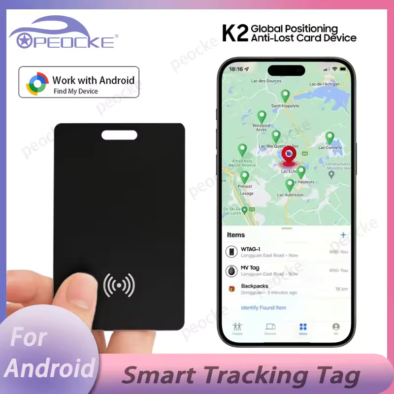 Ultra-Slim Wallet Tracker Card