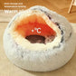 Round Plush Pet Bed | Ultra-Soft Plush