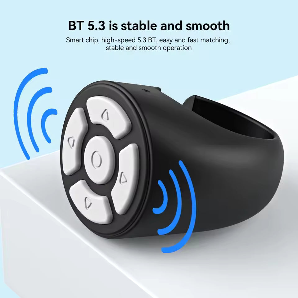 Scrolling Ring |  Wireless Finger Shutter Remote Control Page TurnerMobile Phone Controller