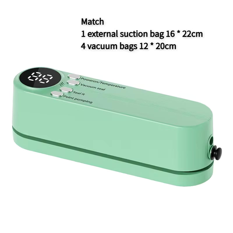 Mini Wireless Vacuum Sealing Machine – USB Rechargeable &amp; Portable