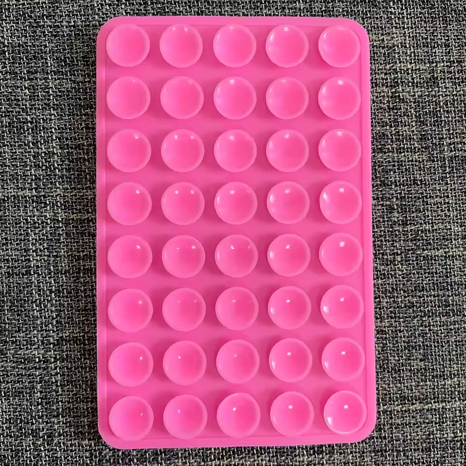 Silicone Suction Cup Phone Mount Hands-Free. Travel Essential Compatible With Any Smartphone For Selfies
