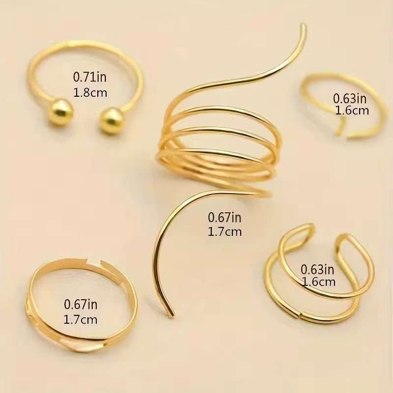 Women's Ring Set, Finger Ring, Fashionable Girl Jewelry Gift