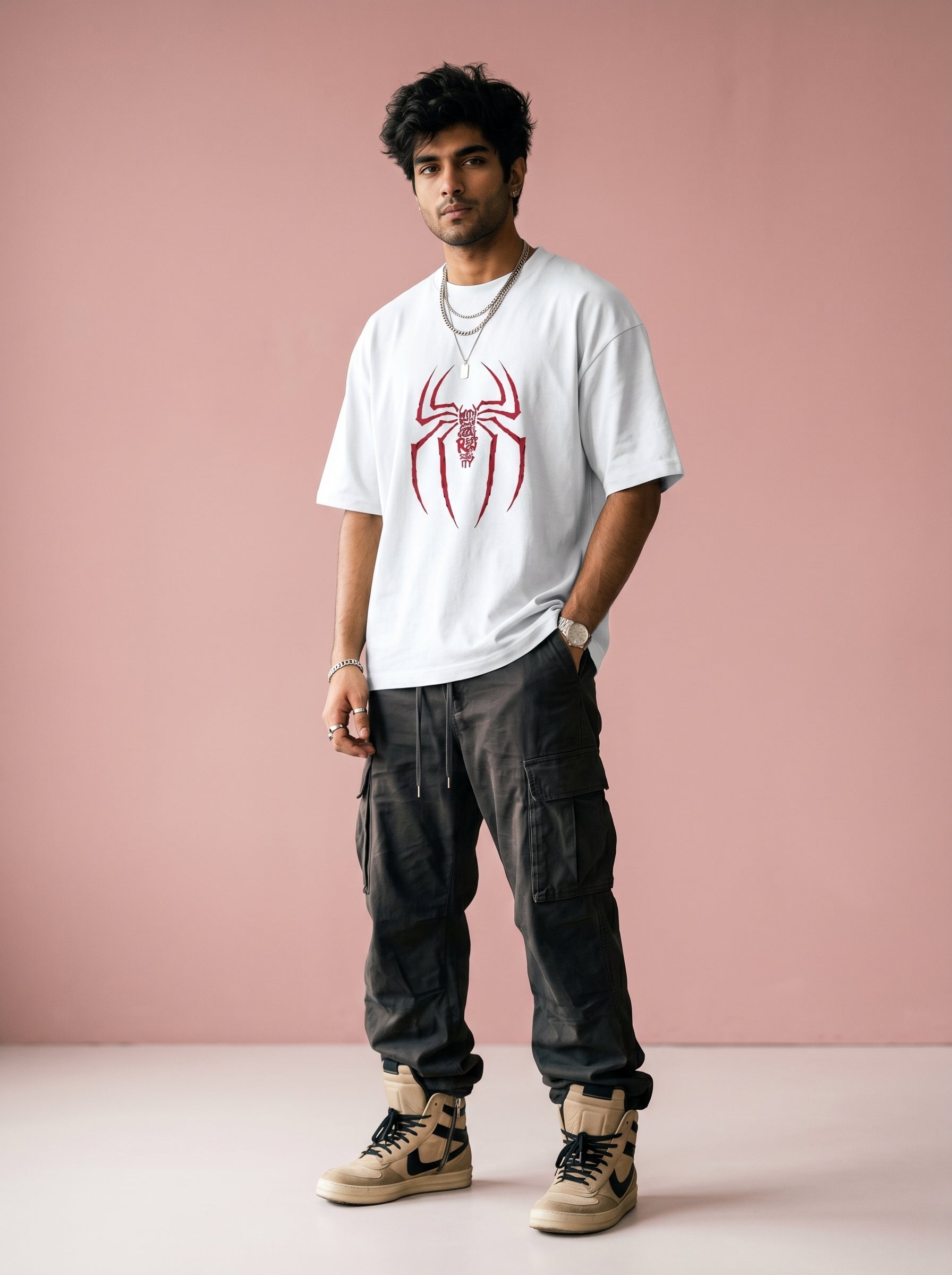SPIDERMAN OVERZISED T SHIRT 
