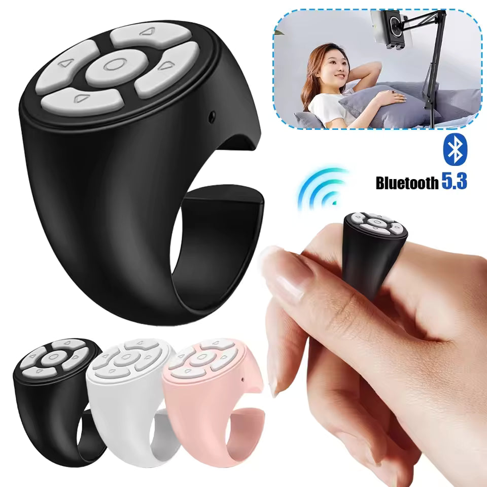 Scrolling Ring |  Wireless Finger Shutter Remote Control Page TurnerMobile Phone Controller