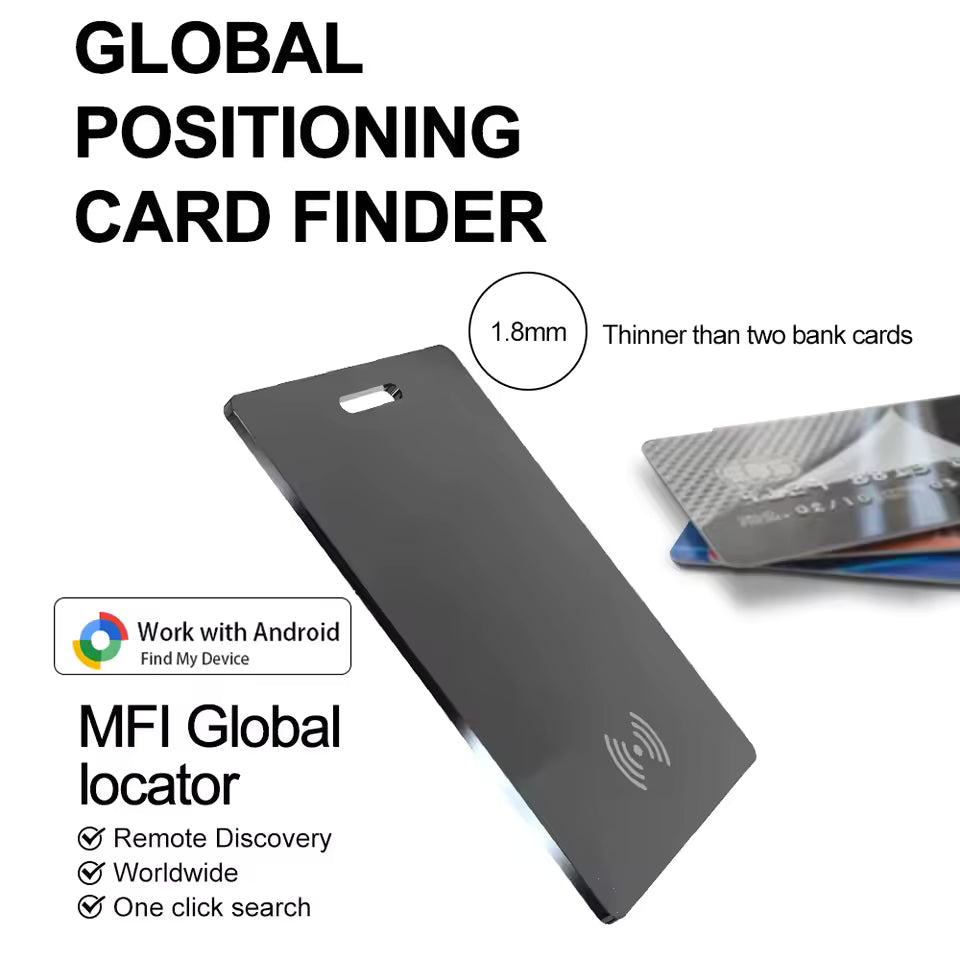 Ultra-Slim Wallet Tracker Card