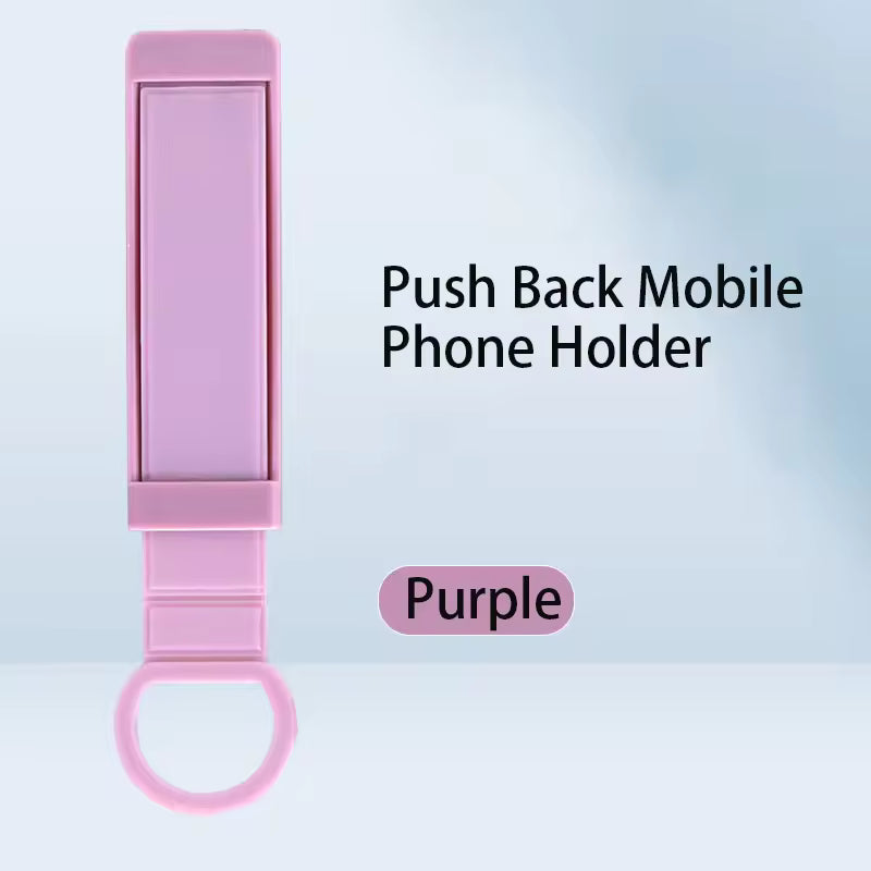 5. Universal Wrist Band Cell Phone Bracket Portable Finger Grip Mobile Phone Holder Sticked Socket Stand