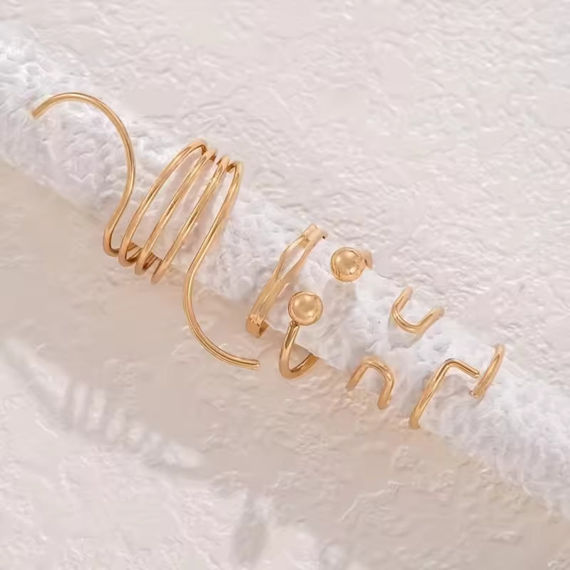 Women's Ring Set, Finger Ring, Fashionable Girl Jewelry Gift