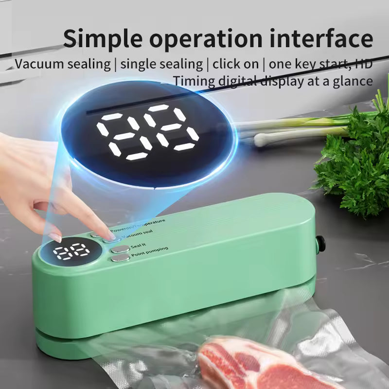 Mini Wireless Vacuum Sealing Machine – USB Rechargeable &amp; Portable