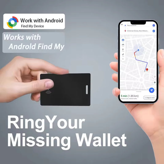Ultra-Slim Wallet Tracker Card