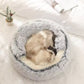 Round Plush Pet Bed | Ultra-Soft Plush