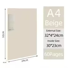 A4 Side Book Folder – Multi-Layer, Eco-Friendly Document Organizer