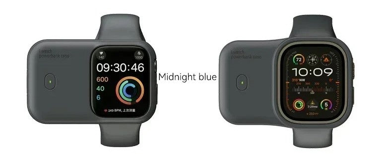 Portable Wireless Charger & 1200mAh Power Bank Case for Apple Watch (Series 8/7/6/5/4/SE/Ultra) – Fast Charging Travel Device
