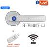 Smart door lock with USB BLE Gateway and Tuya Smart branding on a white background