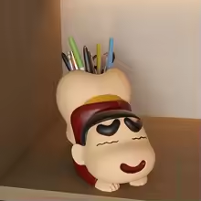 MINISO Shinchan Pen Holder - Funny Butt Desk Organizer