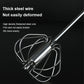 Semi-Automatic Stainless Steel Whisk & Egg Beater – Push-Down Manual Mixer for Kitchen Baking