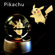 Pokémon 3D Crystal Ball LED Night Light