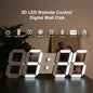 3D LED Digital Wall Clock – USB Powered, Multi-Function Display for Home & Office Decor My Store