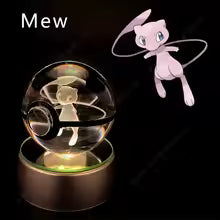 Pokémon 3D Crystal Ball LED Night Light