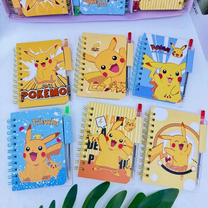 Pokémon Pikachu Cartoon Notebook – Cute Coil-Bound School & Office Diary, Portable Journal, Kids Holiday Gift My Store