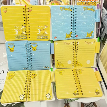 Pokémon Pikachu Cartoon Notebook – Cute Coil-Bound School & Office Diary, Portable Journal, Kids Holiday Gift My Store