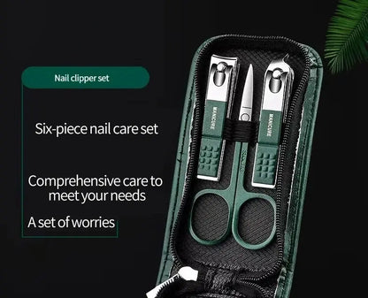 6-in-1 Premium Nail Scissors & Clippers Set – Portable Manicure & Pedicure Kit for Men & Women My Store