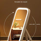 LED Smart Makeup Mirror with Light – Portable Desktop Fill Light, Small Vanity Mirror for Girls’ Bedroom & Dorm Dressing Table